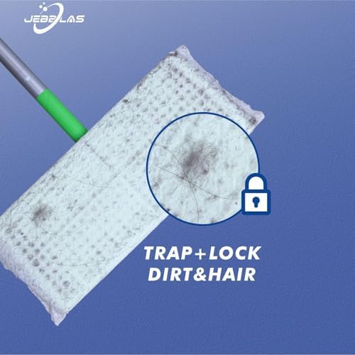 JEBBLAS Disposable Mop Refills Dry Sweeping Pad for All Surfaces 120 Count