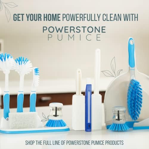 Powerstone Pumice Stone Toilet Cleaner 4 Pack with Storage Case