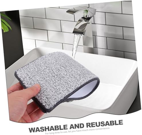 10pcs Reusable Microfiber Mop Pads for Hardwood Floors