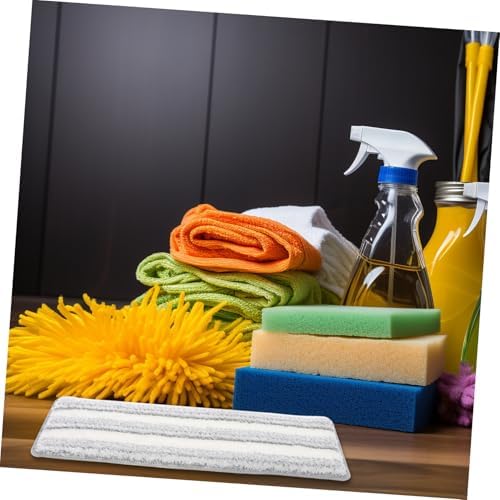 FRCOLOR Self-Adhesive Microfiber Mop Pads 5 Pack