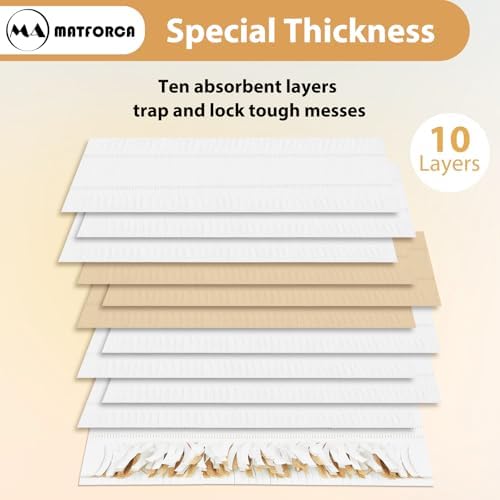 MATFORCA 10 Pack Power Mop Refills Multi-Surface Replacement Pads