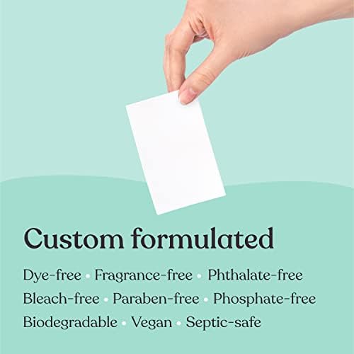 Lazy Coconuts Toilet Cleaner Strips - 60 Cleans Plastic-free Dye-free