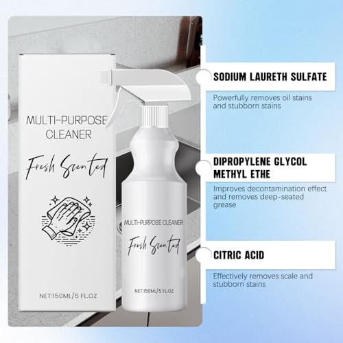 2Pcs R W Multi Purpose Cleaner