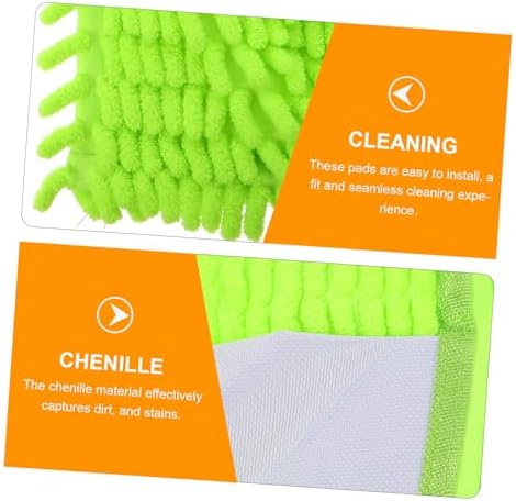 2pcs Minkissy Mop Cloth Replacement for Dry Mop 1