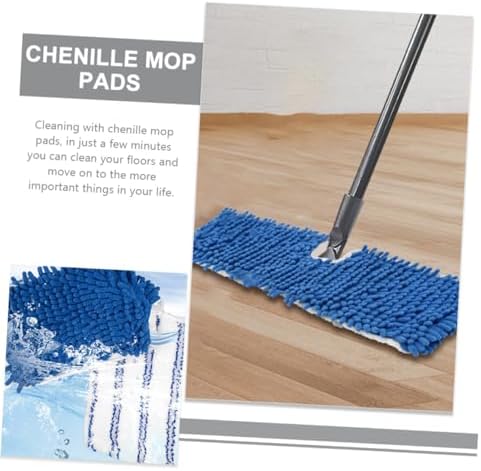 2pcs Chenille Mop Pads Refill for Hardwood Floors