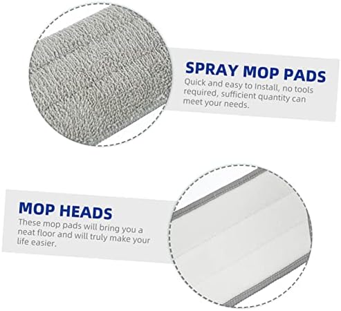 5Pcs Reusable Mop Pads for Efficient Floor Cleaning