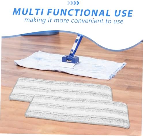 2Pcs Reusable Floor Mop Refill Pads for Home and Office Cleaning