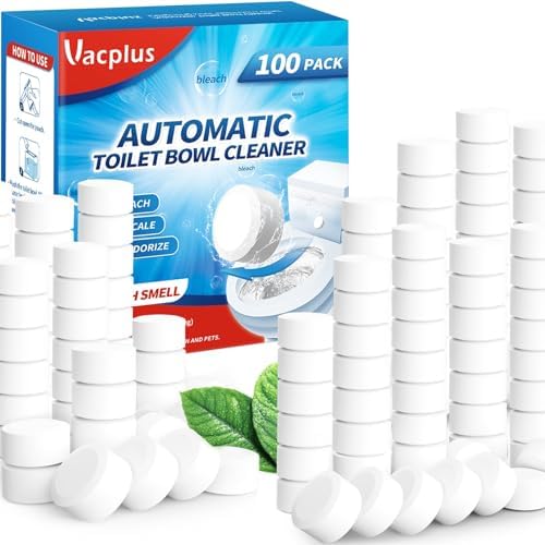 Vacplus Toilet Bowl Cleaner Tablets 100 Pack
