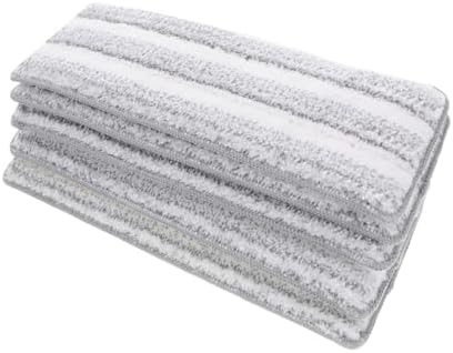 5pcs Washable Flat Mop Pads Self Adhesive Microfiber for Hardwood Floors