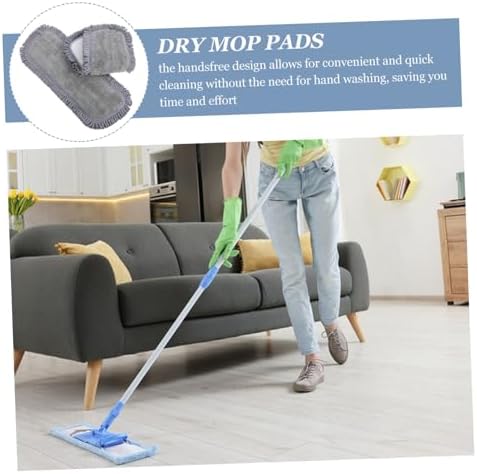 2pcs Microfiber Mop Replacement Pads Reusable