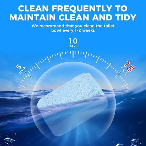 ROOAUG 30 Tabs Toilet Bowl Cleaner Tablets
