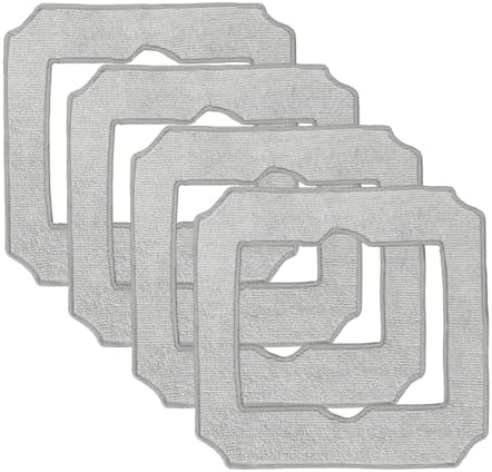 Vamarads Microfiber Mopping Pads 4 Pack for ECOVACS and WINBOT MINI