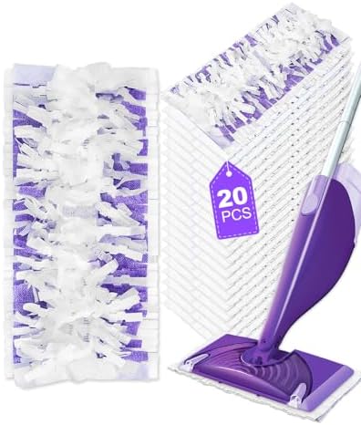 MyKEEPOW 20 Pack Replacement Mop Pads for Swiffer Wet Jet 1