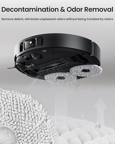 Rrochio Microfiber Mop Pads for Dreame Robot Vacuums