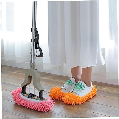 Minkissy 6pcs Microfiber Cleaning Mop Slippers