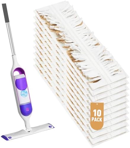 MATFORCA 10 Pack Power Mop Refills Multi-Surface Replacement Pads