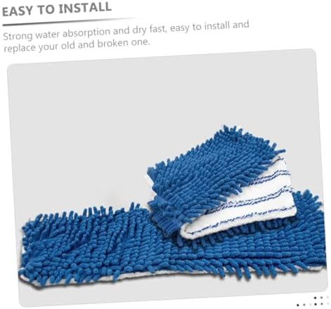 2pcs Chenille Mop Pads Refill for Hardwood Floors