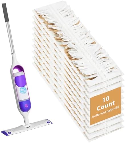 MATFORCA 10 Pack Power Mop Refills Multi-Surface Replacement Pads