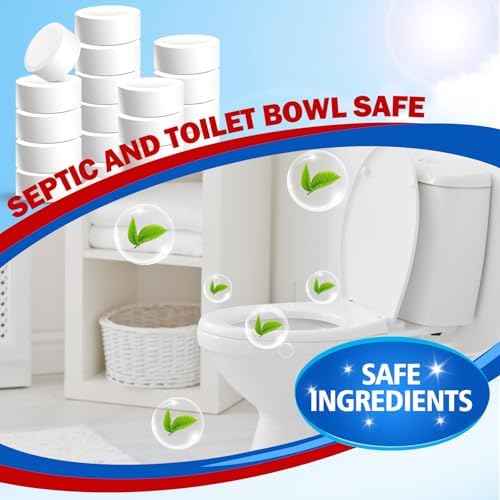 USKICH Toilet Bowl Cleaner 40 Pack with Bleach