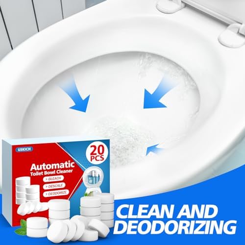 USKICH Toilet Bowl Cleaner Tablets 20 Pack