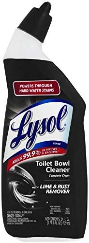 Lysol Toilet Bowl Cleaner with Lime Rust Remover 24 oz Pack of 6