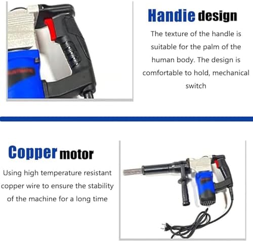 High Power 1100W Pistol Grip Needle Scaler 220V 1