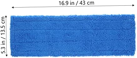 2Pcs Coral Fleece Mop Pads Reusable Washable