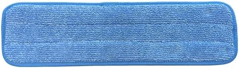 18 Microfiber Mop Pads - Hook and Loop Washable 12 Pack