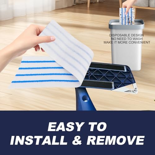 10 Pack Microfiber Mop Pads for 16-18 Hook Loop Mops