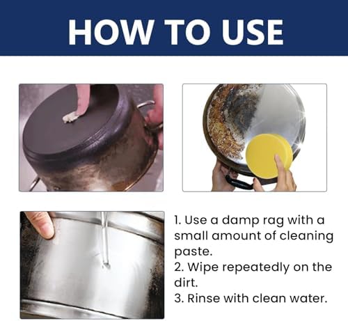 Magical Nano Stainless Steel Cleaner Paste 3pcs 1