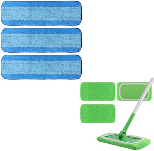 AmaVins 6 Pack Microfiber Mop Pads for Bona Swiffer 1