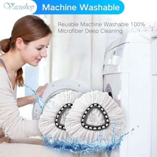 VACUSHOP Replacement Mop Heads for O-Ceda Spin Mop 1