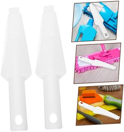 Ipetboom 2pcs Self-Wringing Mop Scrapers with Serrated Edges for Efficient Cleaning