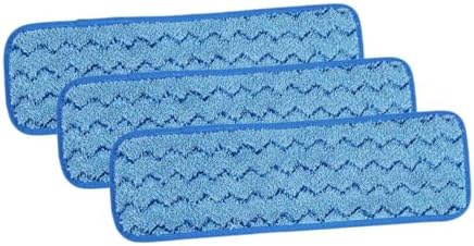 3pcs Mop Pads Replacement Microfiber for Wet Dry Cleaning