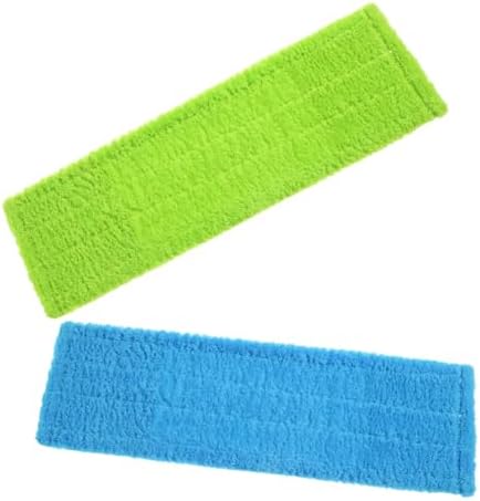 CALLARON 2pcs Thick Coral Fleece Mop Pads Replacement
