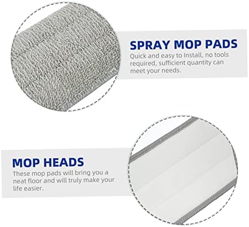 Minkissy 5 Pack Washable Microfiber Mop Pads