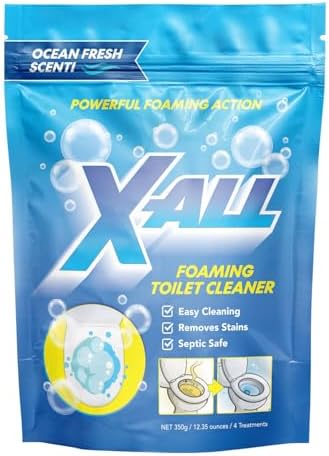 X All Foaming Toilet Bowl Cleaner - Self-Activating Miracle Powder