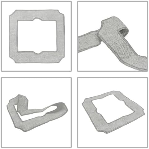CRIDENG 4 Pack Replacement Mop Pads for ECOVACS WINBOT MINI