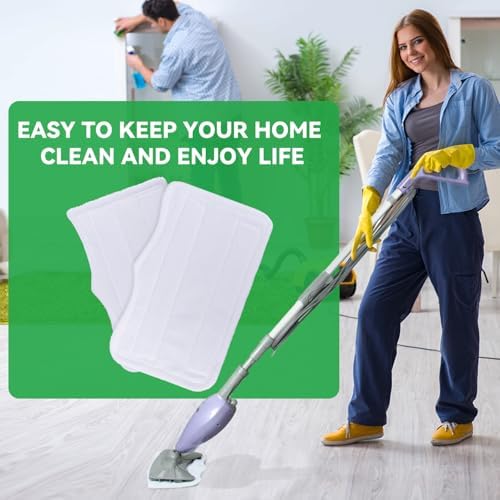 Sgizoku Steam Mop Pads 5Pack Washable Microfiber Replacement 1