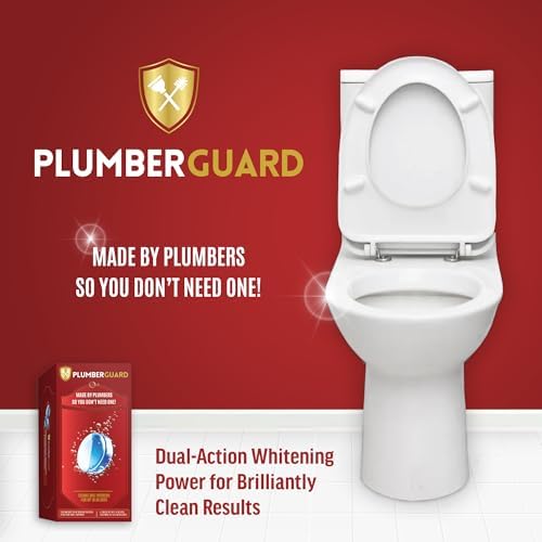 PlumberGuard Toilet Tablets 4 Pack - Chlorine Free