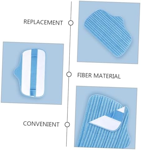 PACKOVE 2pcs Fiber Mop Replacement Pads