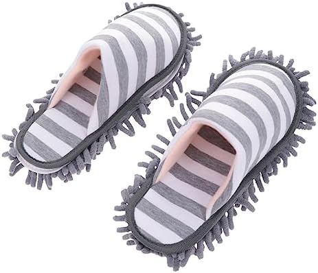 Minkissy Chenille Floor Clean Slippers Washable
