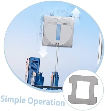FRCOLOR 4Pcs Window Cleaner Robot Rags