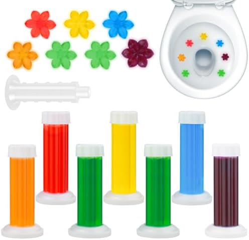 84 Flowers Toilet Gel Stamps with Scent