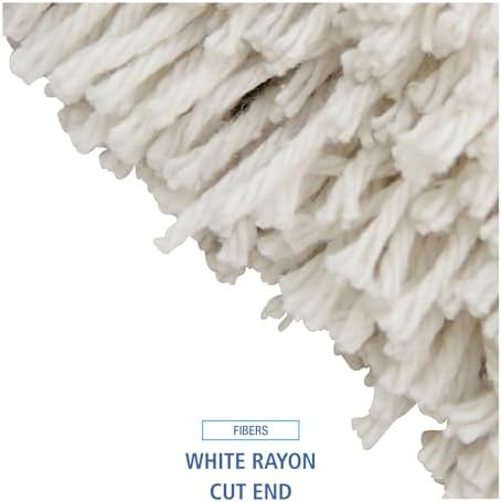 Boardwalk Premium Cut-End Wet Mop Heads 24oz White 12Carton