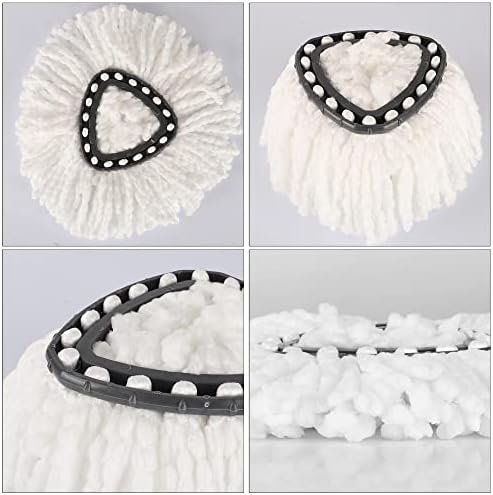 10-Pack Microfiber Spin Mop Replacement Heads
