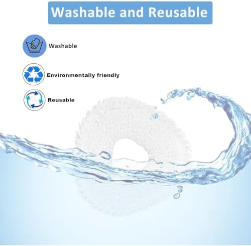 12 Pack Microfiber Mop Pads for Narwal Freo Robot Vacuums