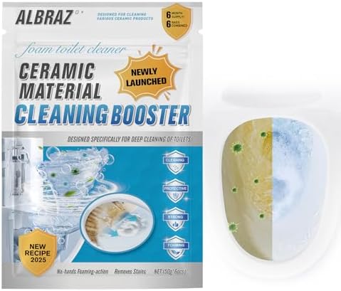 ALBRAZ New-Splash Foam Toilet Cleaner 50g6pcs