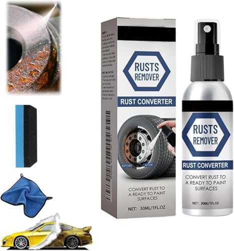 Jefuzh Rust Remover Spray for Metal Tools Cars and Chains