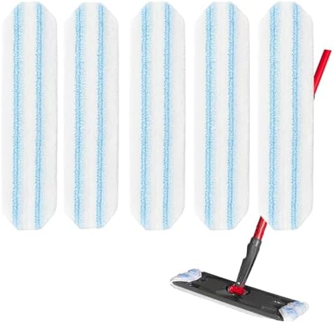 5-Pack O-Cedar H2Pro Replacement Mop Pads - Washable Reusable Microfiber